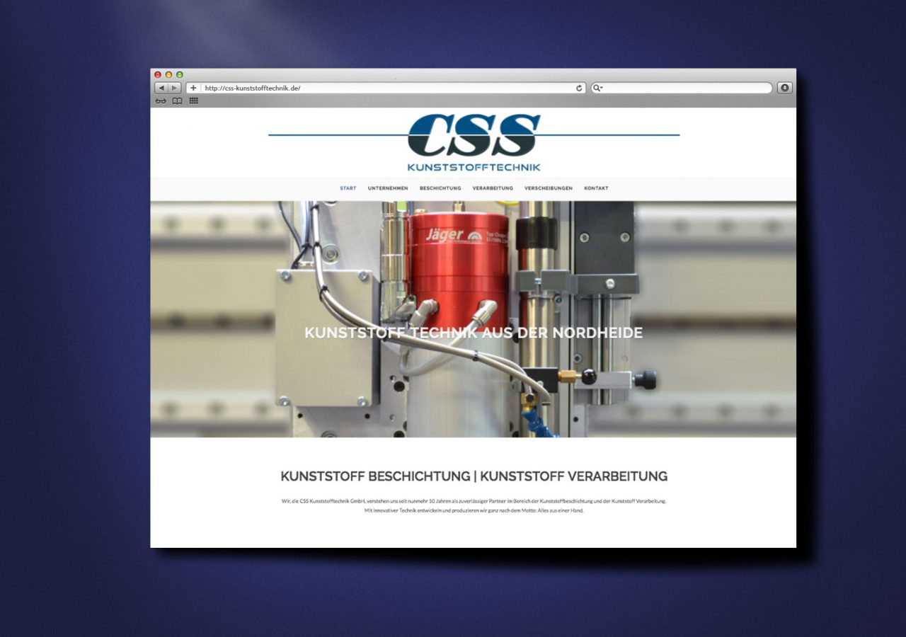 CSS Kunststofftechnik Web Design